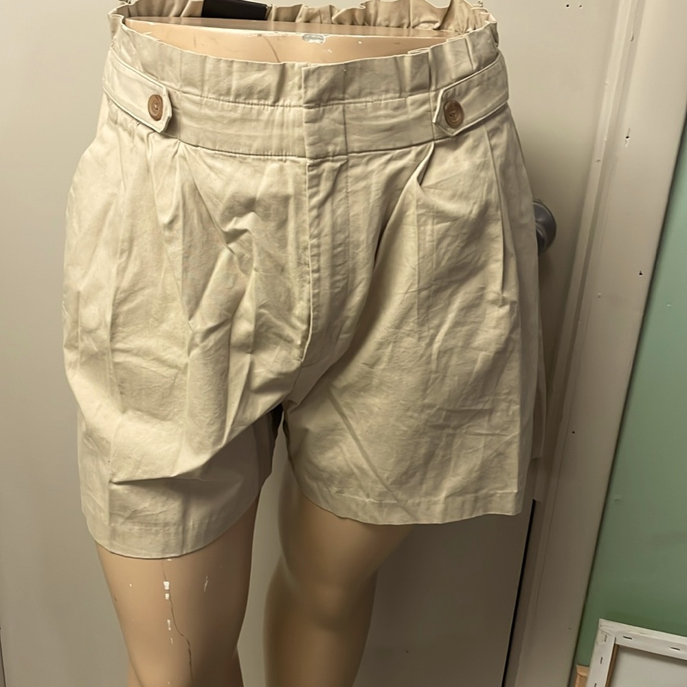 Organic cotton khaki shorts banana republic